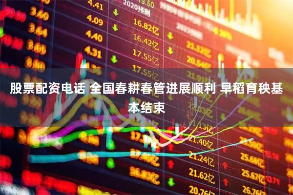 股票配资电话 全国春耕春管进展顺利 早稻育秧基本结束